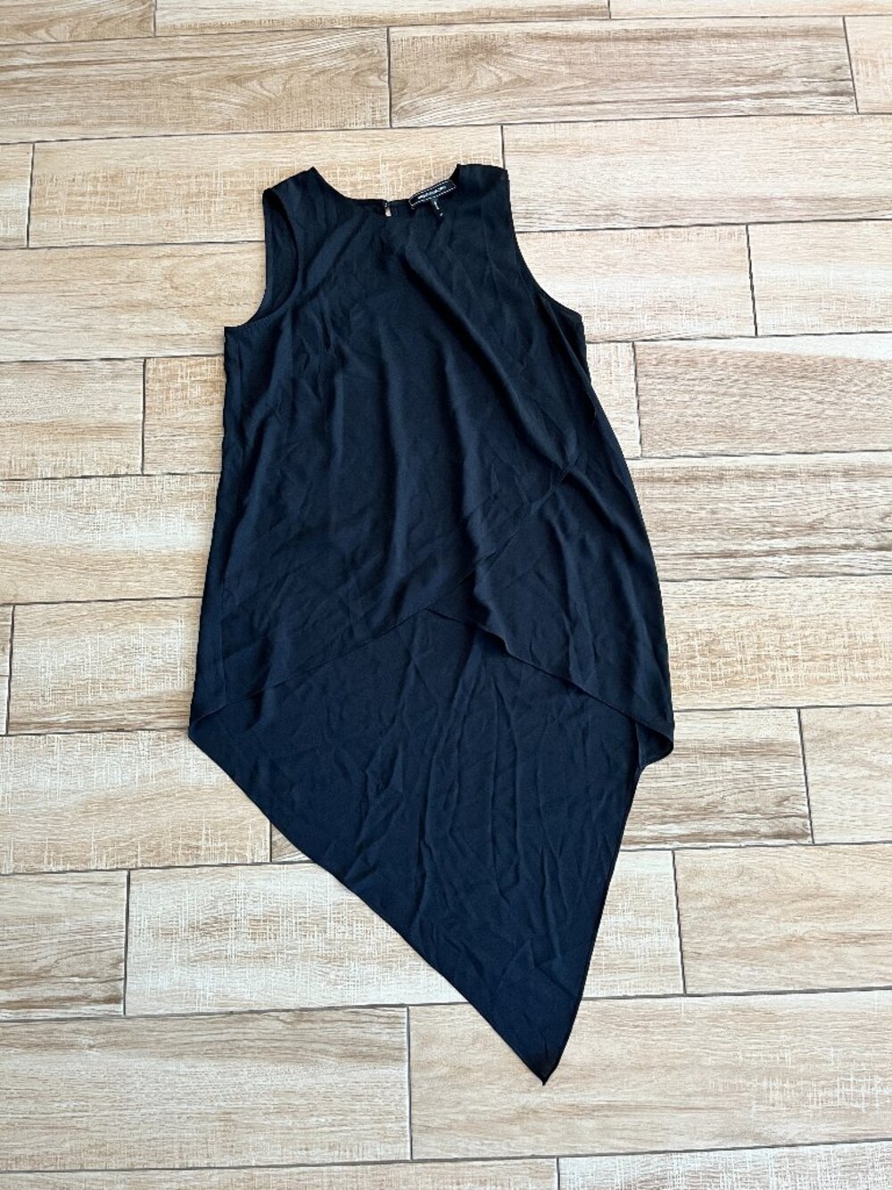 Womens BCBGMAXAZRIA Black High Low Tank top - XS